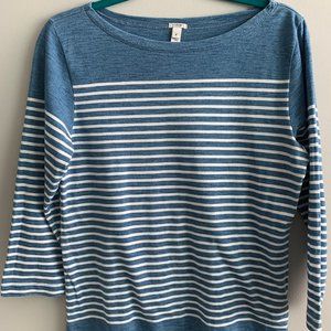 J. Crew Blue/ Cream Shirt